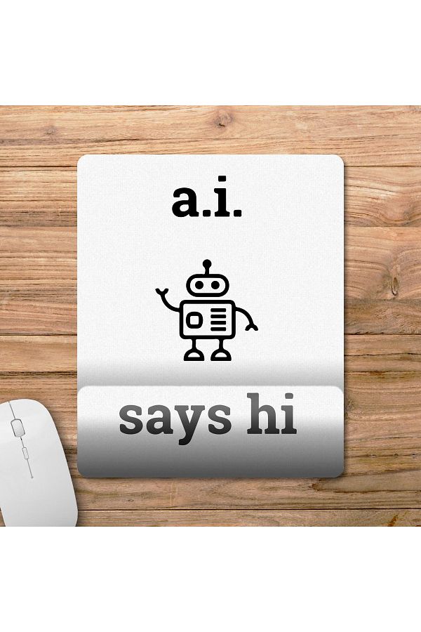 Pixxa-Artificial Intelligence - AI - Artificial Intelligence - ChatGPT Wrist Support Mousepad Model - 6 1