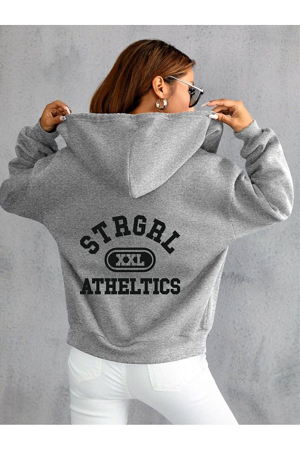 Grey hooded star cardigan cheap