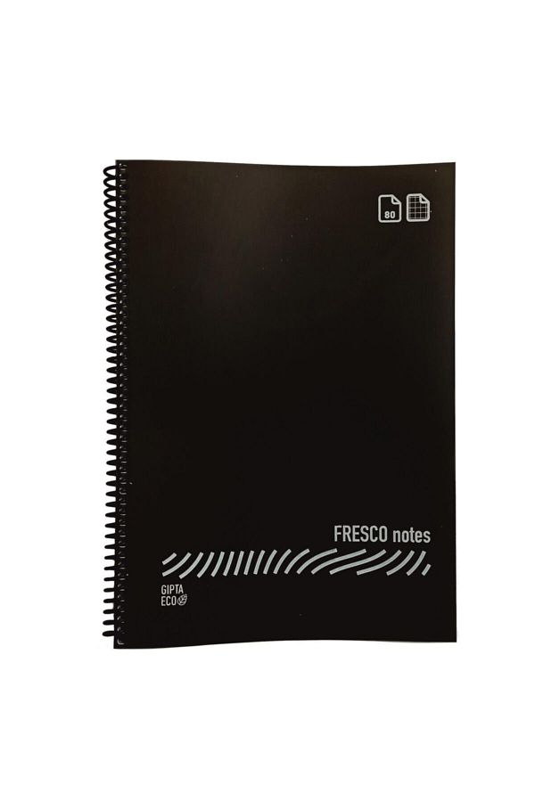 Gıpta-Fresco Notes Eco Plastic Cover A4 60 Sheets Lined Spiral Notebook 1