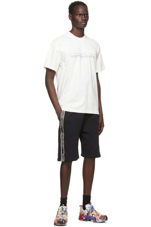 Vetements Unisex White Printed T shirt Trendyol
