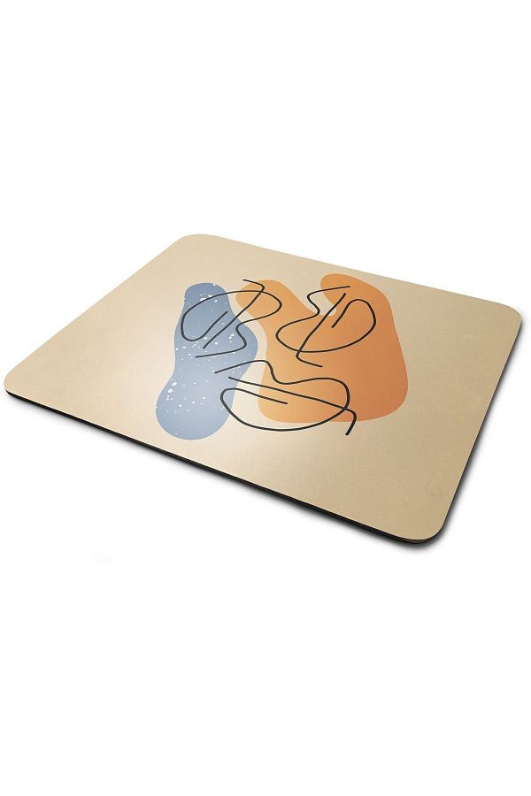 WuW-Abstract Design Rectangular Anti-Slip Base Mouse Pad 1