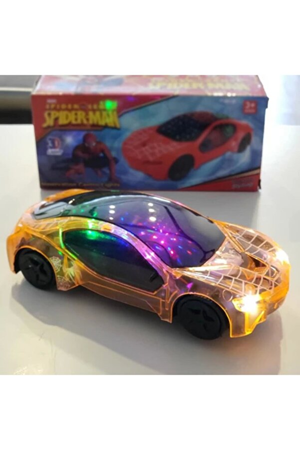 Spiderman Örümcek Adam Spiderman Işıklı Müzikli Araba