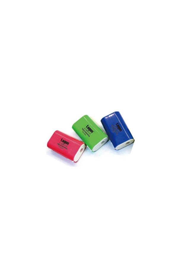 Logon-Pencil Sharpener with Eraser 4 Colors Pencil Sharpener with Eraser (20 PACK) 1