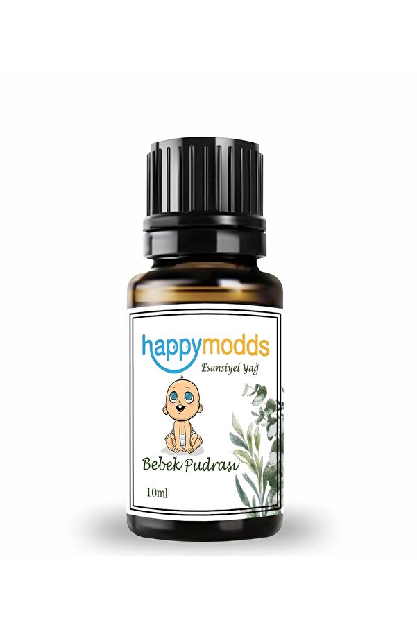 Happymodds Bebek Pudrası Aromaterapi Uçucu Yağ Esansiyel Buhurdanlık Yağı 10 ml