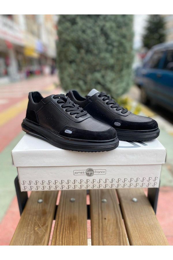 JAMES FRANCO James Franco Genuine Leather Flexible Sole Men s Shoes 1009 01 BLACK 8374 Trendyol