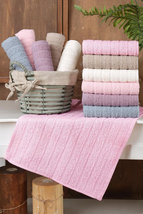 Zeynep Tekstil-Path | Set of 12 30x50 Cm Hand and Face Towels | Kitchen Towel 1