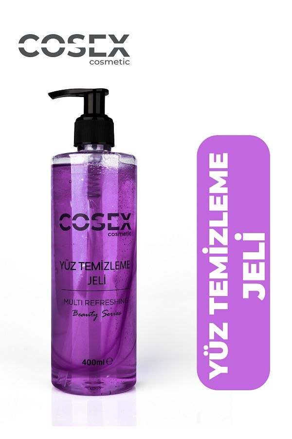 COSEX-Special Facial Cleansing Gel for Make-up, Oily and Combination All Skin 400 ml 1