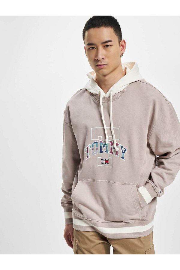 Tommy Hilfiger Herren Tommy Jeans Relaxed Tartan Layer Hoodie Trendyol