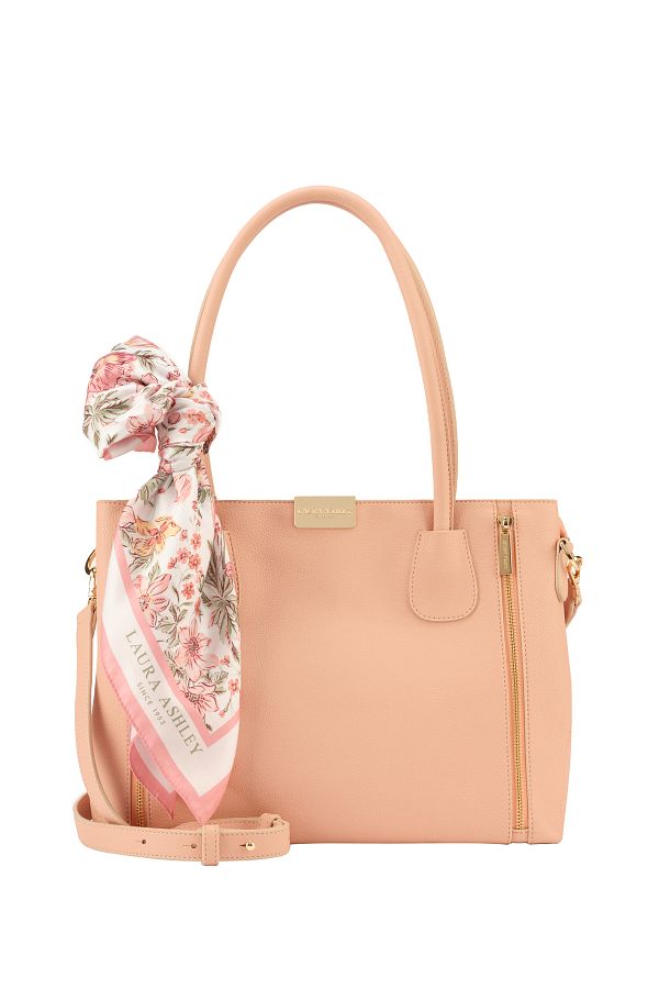 Laura Ashley Pink Large Size Shopping Bag Trendyol
