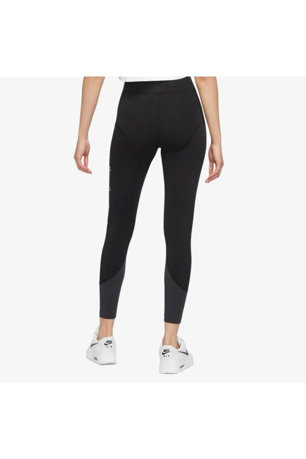 Nike Nsw Air Swosh High Waisted Black Women's Sports Tights Dr6159