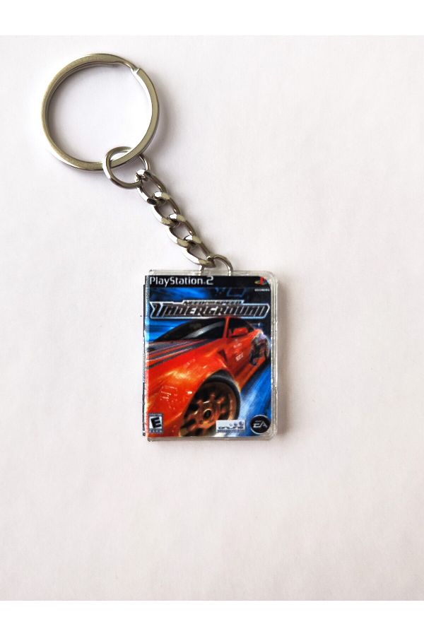 Cosmic Star-Need For Speed Underground Ps2 Miniature Game Box Keychain 1