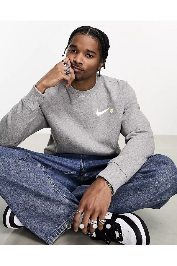 Nike Sportswear Club Fleece Crew Neck Men s Sweatshirt NDD SPORT Trendyol