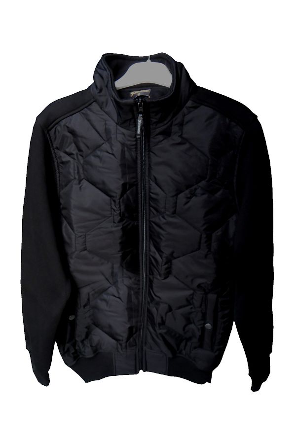 Wooppo-- Lightweight Puffer Zippered Coat/Jacket Black 1