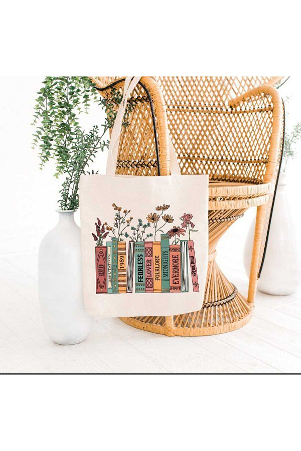Cemira-Taylor Swift Book Album Book Tote Bag Látková taška 1