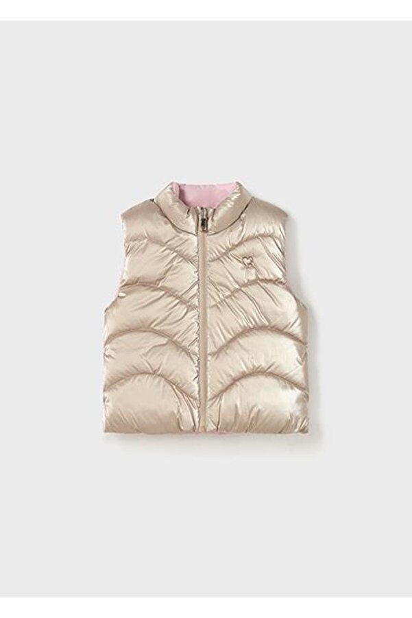 Mayoral Kız Bebek Kahverengi Yelek Çift Yüzlü