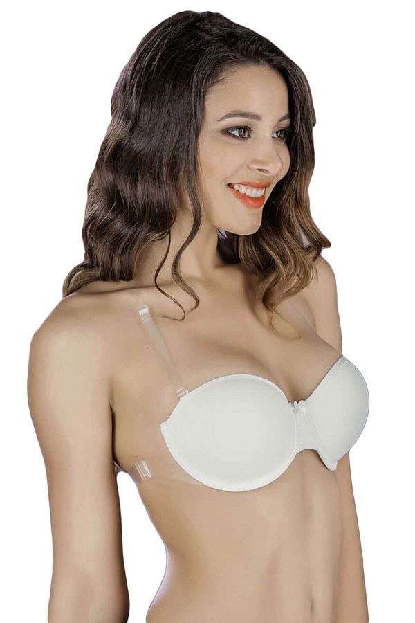 MOONLİGHT-Sutien fără bretele pentru femei cu spate transparent 2136 1
