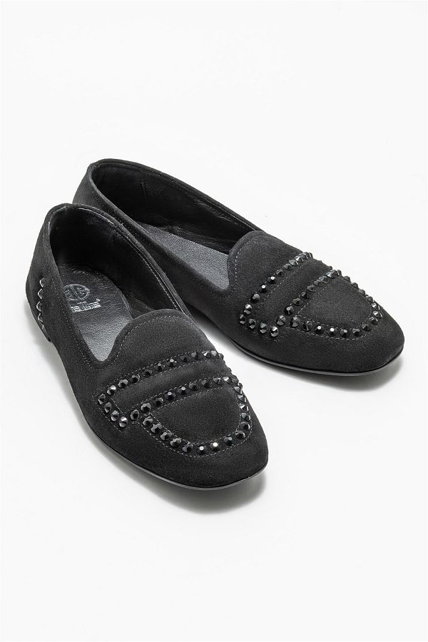 Elle Loafer Shoes Black Flat Trendyol