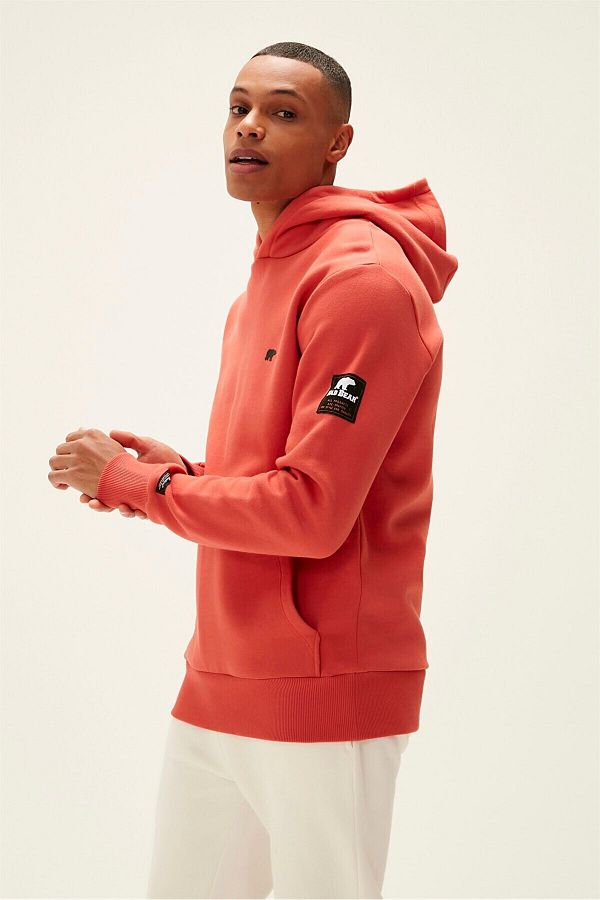 Bad Bear Cordless Hoodie Ginger Trendyol