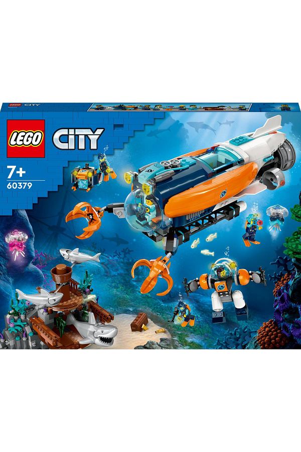 LEGO City Deep Sea Exploration Submarine 60379 Toy Construction Set 842 Pieces Trendyol