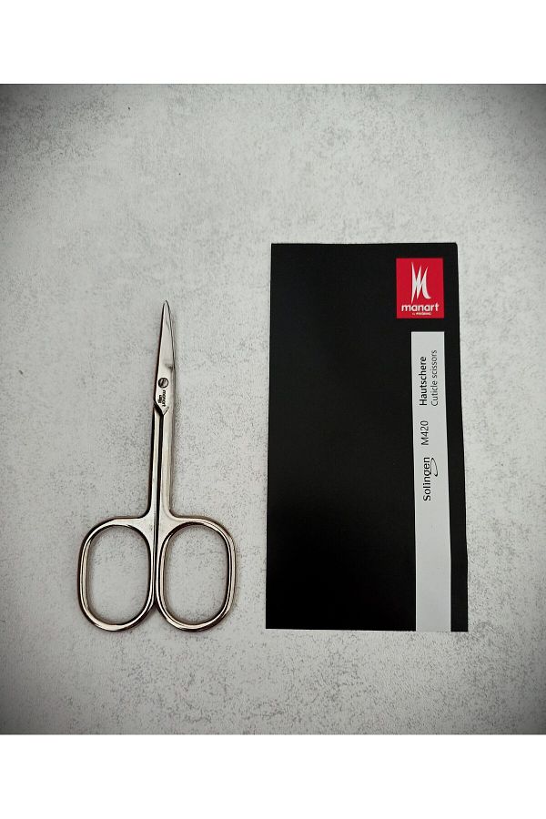 Solingen-Pfeeling Namart Nickel Plated Eyebrow-Meat-Bottle Scissors Thin 1