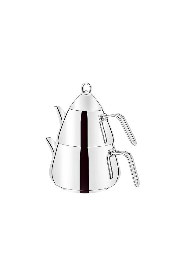 Evimsaray-Medium Size Şahika Teapot Set - Simple Design 1
