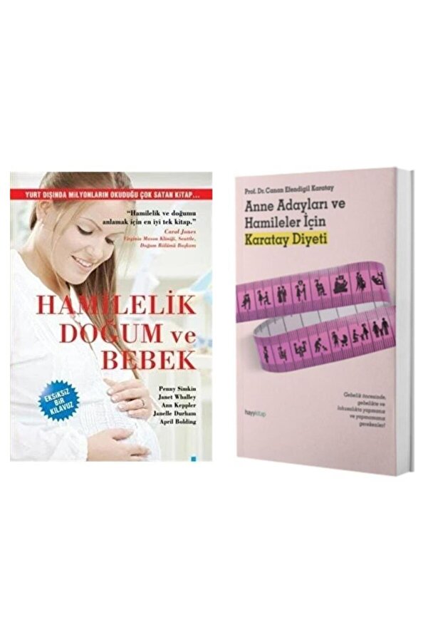 Hayykitap Hamilelik, Doğum ve Bebek + Anne Adayları ve Hamileler İçin Karatay Diyeti (2 Kitap)