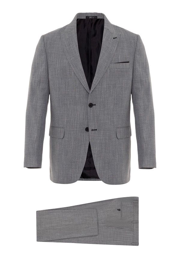 SÜVARİ-Regular Fit Dobby Suit 1