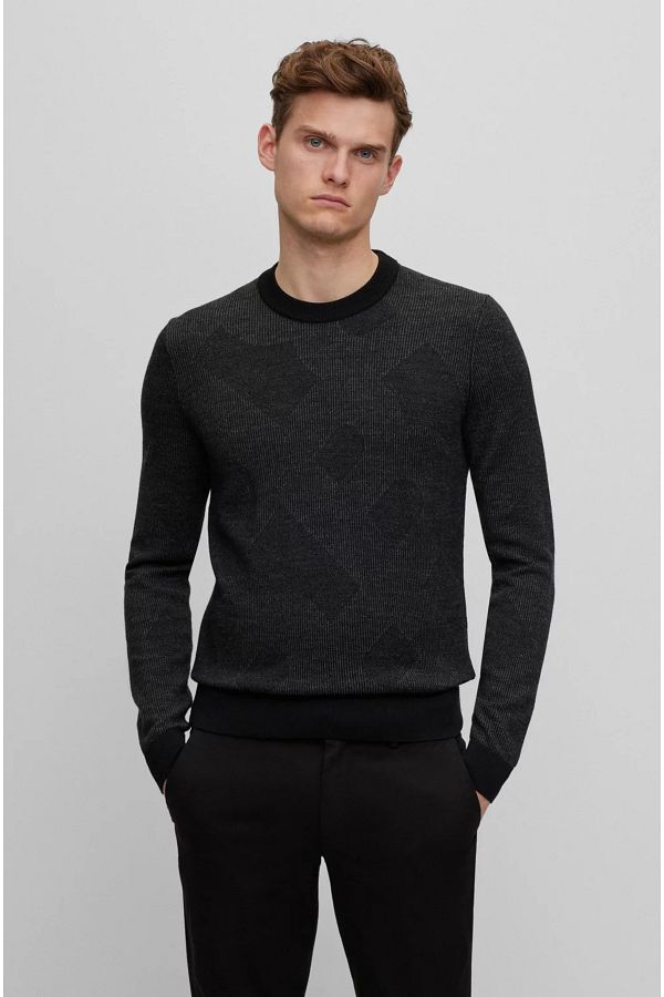 Boss black sweater top