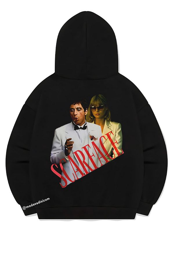 Supreme scarface hoodie pink hotsell