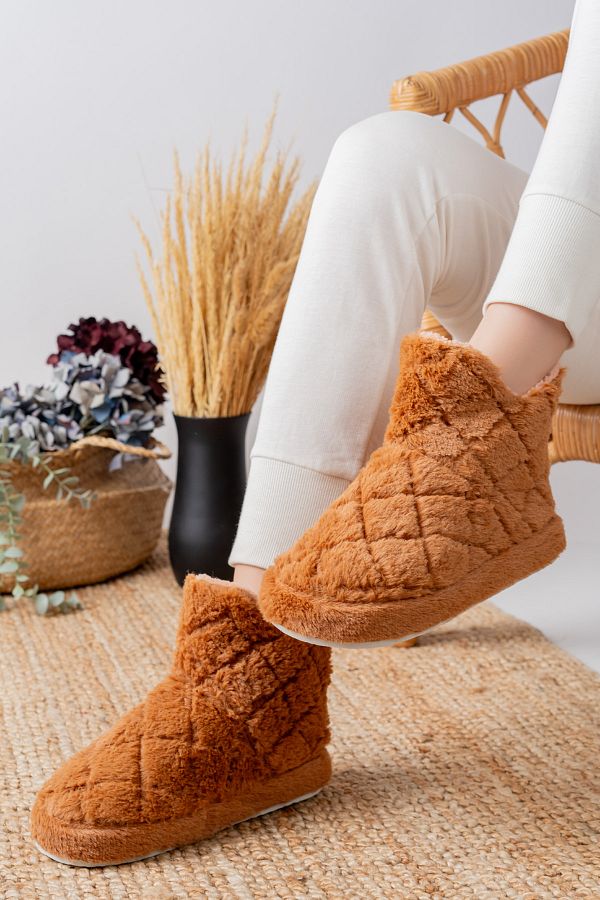 SUNSTEP Winter Women s Home Boots Home Shoes Thick Light Sole Slippers Trendyol