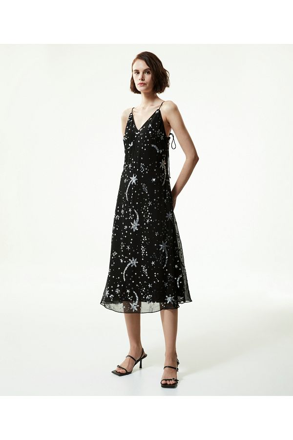 Embroidered star dress hot sale
