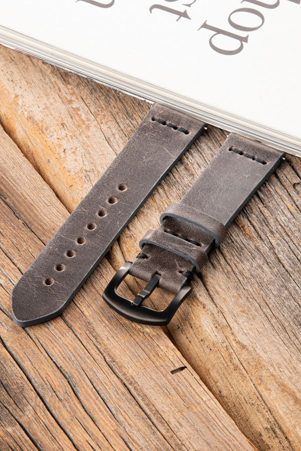 Fossil watch 22 genuine leather online