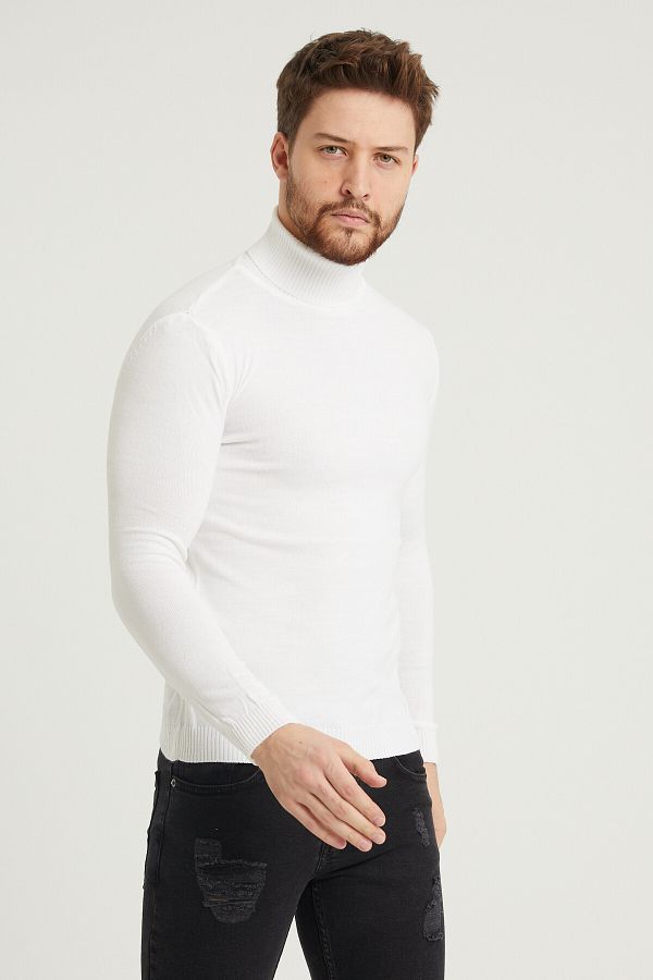 Mens slim fit knitwear clearance