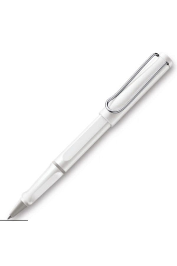 Lamy-Glossy White Durable Plastic Body Rollerball Pen 1