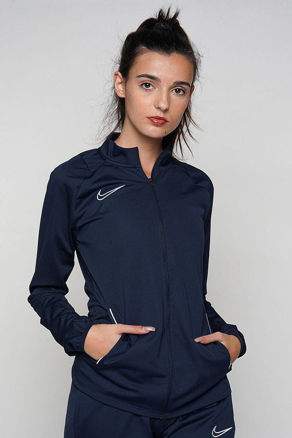 Nike Sports Sweatsuit Set Dark blue Slim fit Trendyol