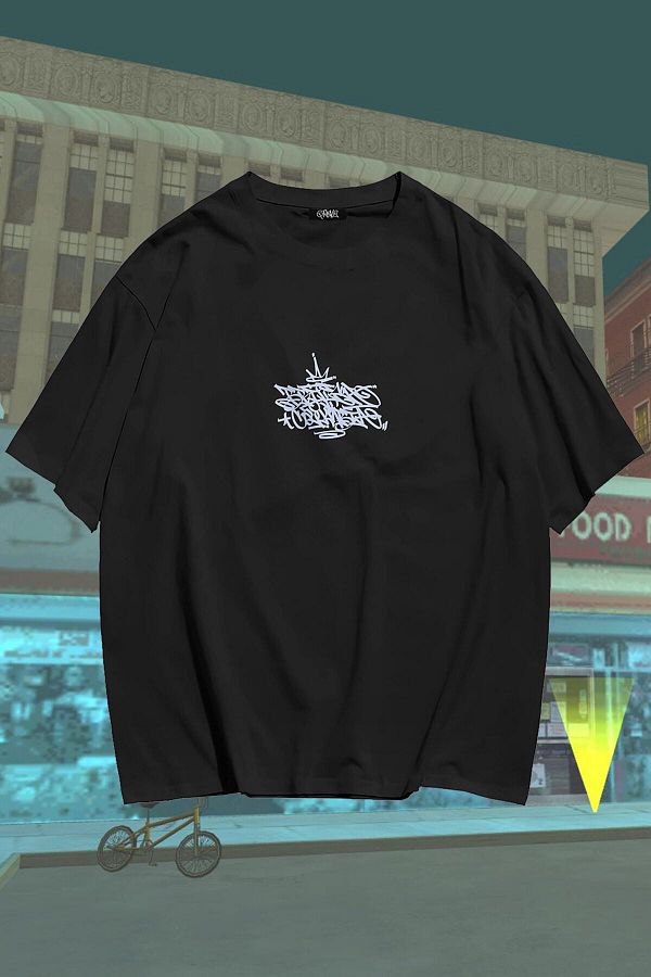 Grove Fashion-Reversible Gta Crips Gang Unisex Oversize T-shirt 1