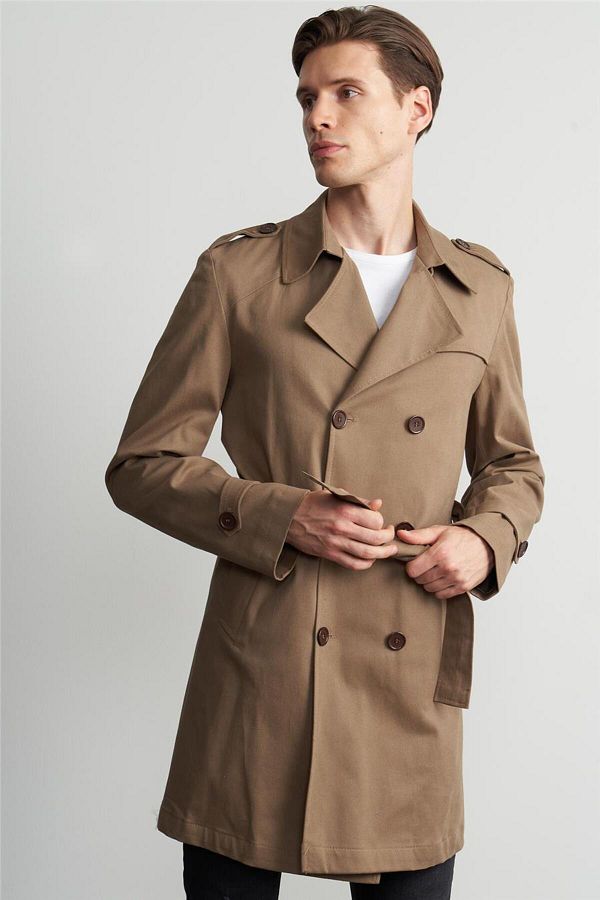 Mentality Trench Coat Brown A Form Fit Trendyol