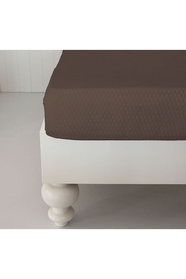 Lucy and Home-Cearşaf de prosop elastic cu model diamant 1