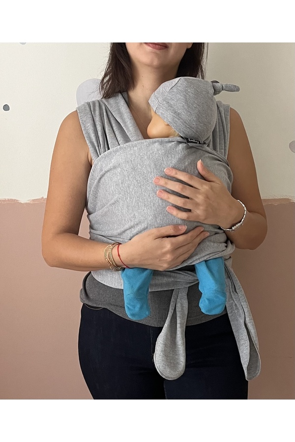 Baby D Esnek Wrap Sling Bebek Taşıma Şalı