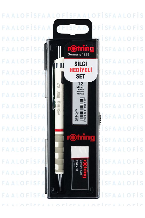 Rotring-Tikky Quality Versatil Pen Set 0.7 Eraser Pen Tip Mechanical Tip Versatil Pen 1
