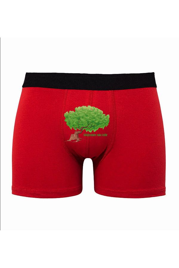 TexKid-Drinking Rack in His Shadow Printed Red Man Boxer 1