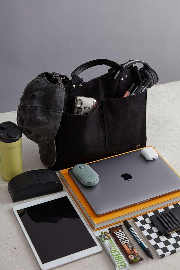Manuka-Black Std Canvas - Everyday Classic Bag 1