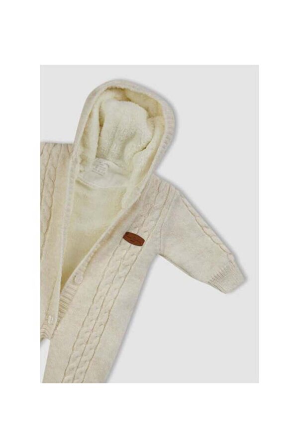 Pierre Cardin İçi Welsoftlu Triko Kışlık Bebek Tulum