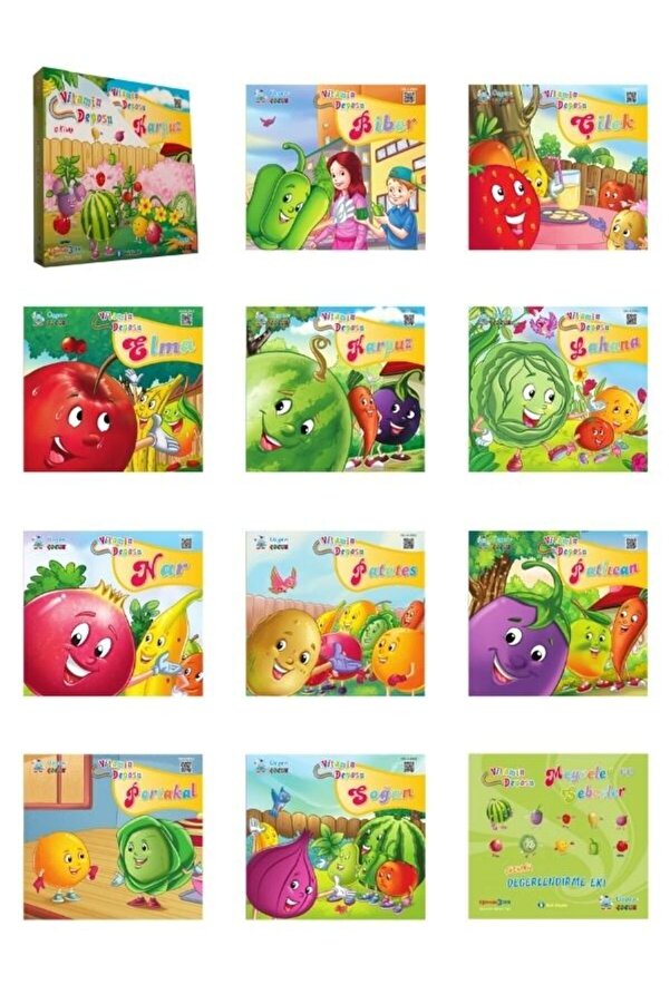 Üçgen Yayıncılık Üçgen Çocuk Vitamin Deposu (10 Kitap) - Sesli Kitap