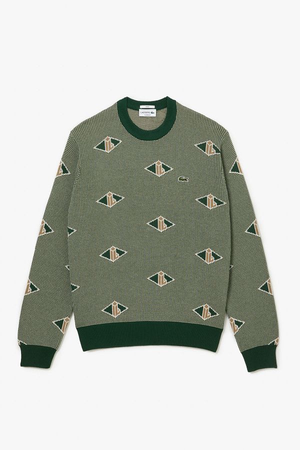 Lacoste live sweatshirt farine vert 2025