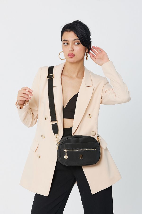 minebag Black Aldo Women s Crossbody Bag Long Strap Trendyol