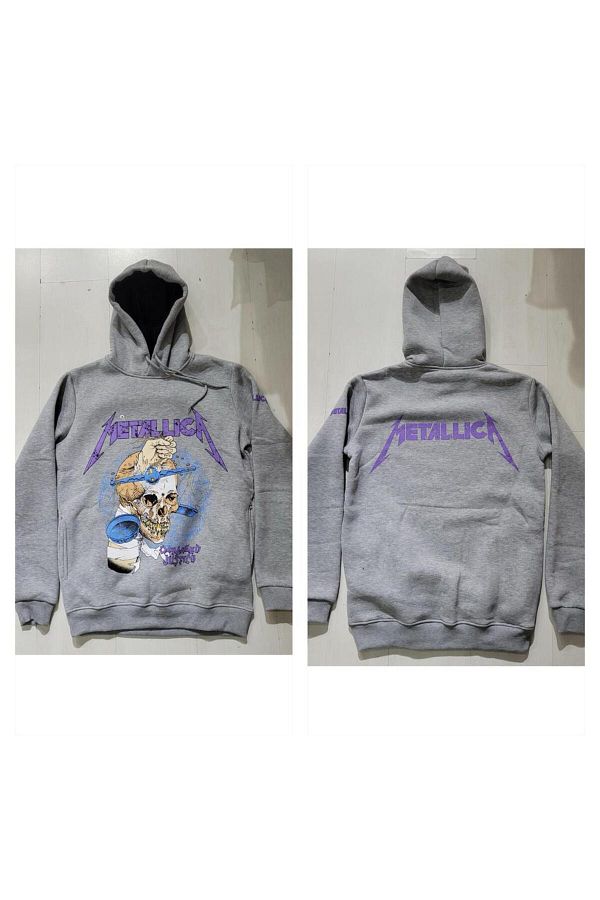 Atlantis Metallica Damaged Justice Tour Hoodie Trendyol