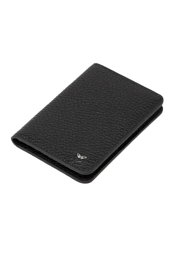 Tergan-Black Leather Unisex Card Holder 01645a41 1