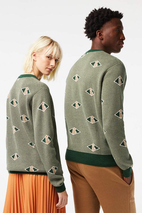 Lacoste live sweatshirt farine vert 2025