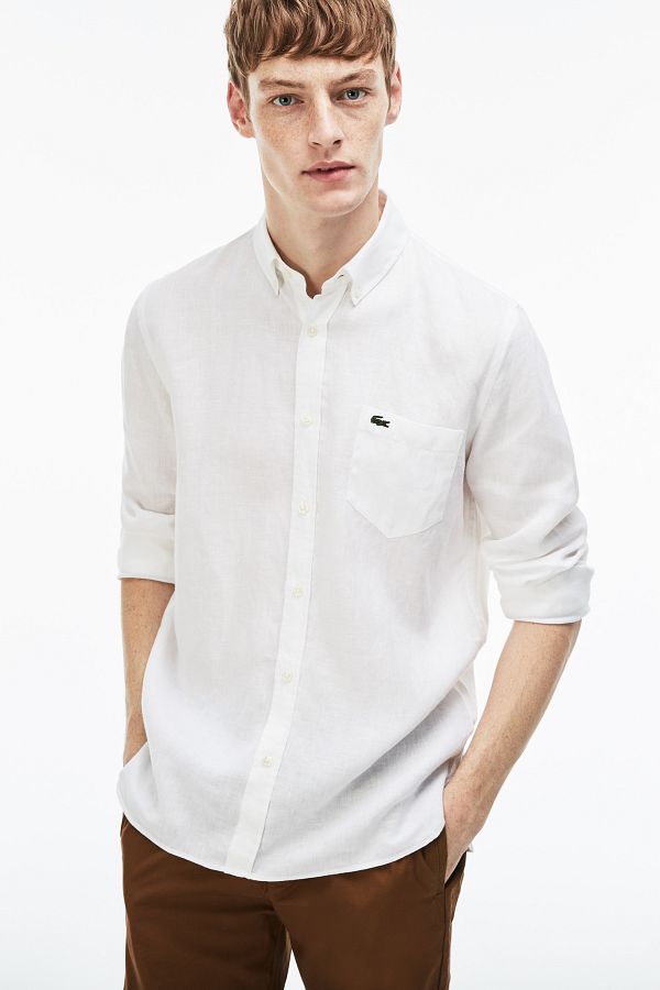 Lacoste-Koszula BLANC dla mężczyzn 1
